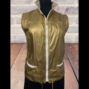 Women’s Tommy Hilfiger gold vest size small